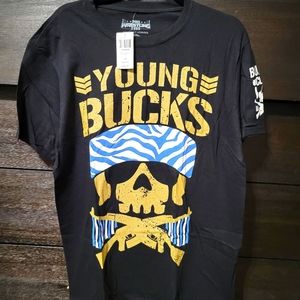 AEW Young Bucks Bullet Club shirt Large
